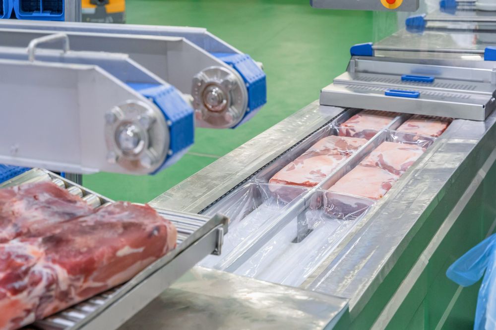 Trabajos de envasado del jamón